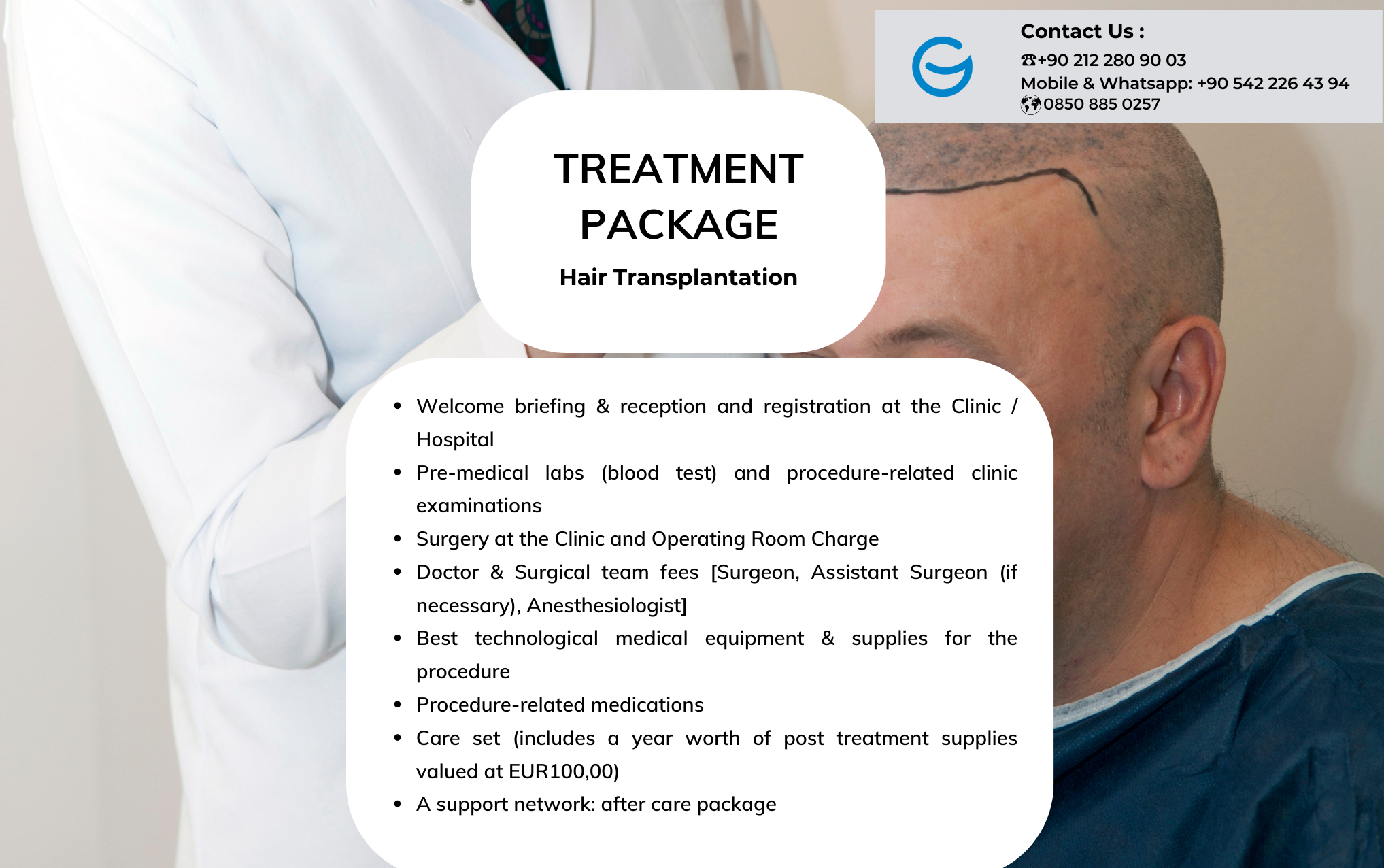 Hair Transplantation Treatment Package
